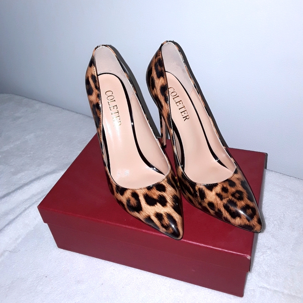 Coleter Sexy Leopard High Heels New With Box* Recently Reduced
